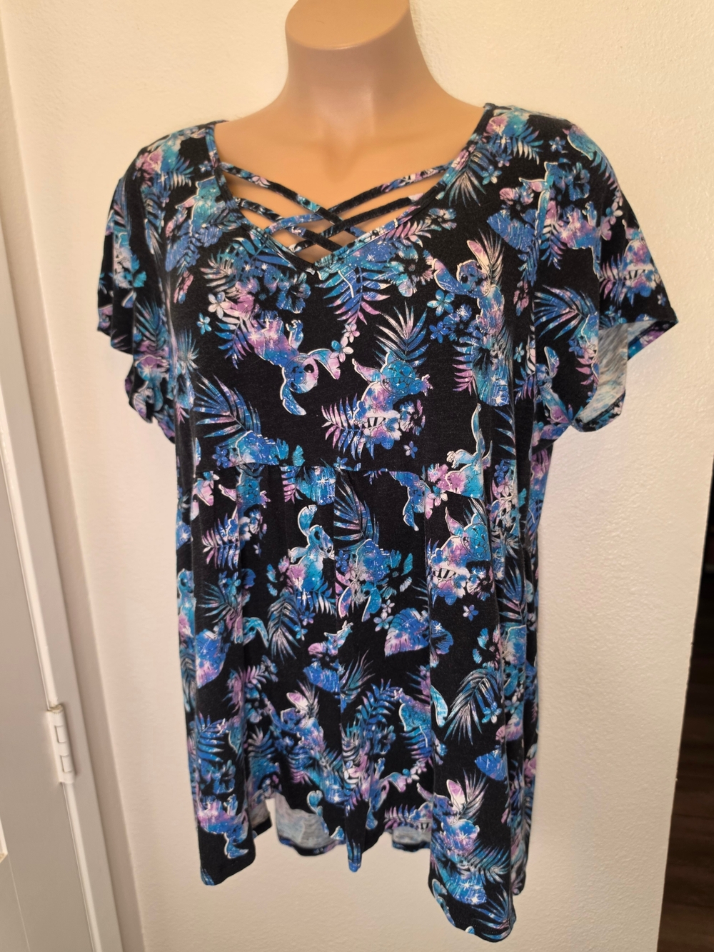 Disney STITCH Women's Tie-Dye Tank Top